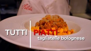 Tutti Piatti at Felidia Tagliatelle alla Bolognese [upl. by Nawuq]