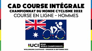 Championnat du Monde Cyclisme 2022  Course en ligne Hommes  Commentaires AD 25092022 [upl. by Eidurt]