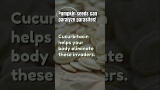 02  Parasite Solution CHEW This Herb Pumpkin Seeds Paralyze Parasites Naturally [upl. by Ecirtaeb]