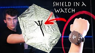 Make an Expandable Wrist Watch Shield  Percy Jacksons Style Cheap Build [upl. by Suzzy]