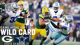 Green Bay Packers vs Dallas Cowboys Game Highlights  NFL 2023 Super Wild Card Weekend [upl. by Decrem]