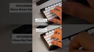 Voyager68 v2 Lite New Switches pressplayid mechanicalkeyboard typingtest [upl. by Arimat]