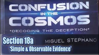 Confusion in the Cosmos  Audiobook  Section 18 quotSimple and Observable Evidencequot [upl. by Perusse214]