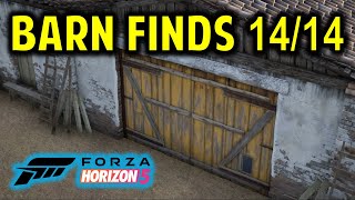 Forza Horizon 5 All 14 Barn Finds Locations FH5 Barn Finds [upl. by Ardnuahc]