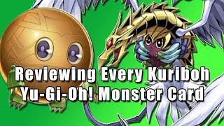 Reviewing Every Kuriboh YuGiOh Monster Card [upl. by Daj]