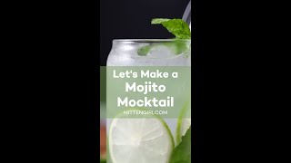 Easy NonAlcoholic Mojito Mocktail Recipe [upl. by Montanez192]