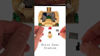 LEGO Notre Dame Stadium [upl. by Hedvig]