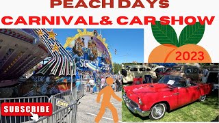 Peach Days Carnival amp Car show  Brigham City UT  Walking Tour  2023 [upl. by Vanthe]