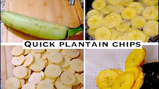 how to make perfect plantain chips [upl. by Senhauser]