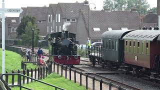 Museumstoomtram HoornMedemblik met SHMloc 26 onder stoom 2023 [upl. by Anahtor998]