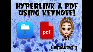 Hyperlink PDF on Keynote [upl. by Cynera]