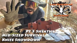 TOP 10 Mid Size Survival Knife Showdown Pt 5 Sheaths [upl. by Varhol]