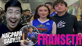 REACTION FRANSETH  MOMENT KUNG MOMENT ANG FRANSETH OH Francine Diaz amp Seth Fedelin [upl. by Akimad]