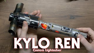 Kylo Ren quotKRORssguardquot Custom Lightsaber Install for John [upl. by Tamar]