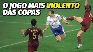 20 CARTÕES E 4 EXPULSOS A GUERRA ENTRE HOLANDA E PORTUGAL NA COPA DE 2006 [upl. by Luther]