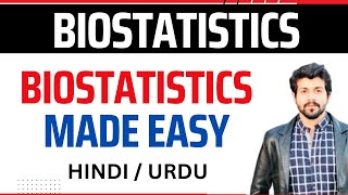 BIOSTATISTICS  Easy amp Simple  Hindi  Urdu  Content  biostatistics statistics [upl. by Collin391]