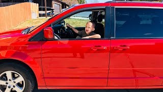 Kids Drive Parents Car to Town Go to the Car Wash and Get Lunch From the Drive Thru Just for Fun [upl. by Itsyrc]