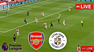 Arsenal vs Luton Town Live Football gameplay  English Premier League efootball pes24 [upl. by Arnaldo]