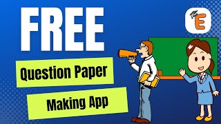 Free Question Paper Making App [upl. by Anaibib]