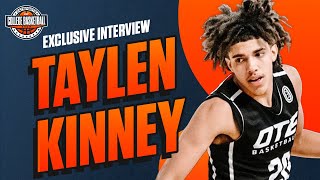 4star PG Taylen Kinney on Transition to Overtime Elite Game Style  Exclusive Interview 🏀 [upl. by Atteve524]