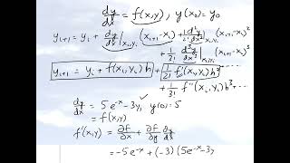 Chapter 0803 Runge Kutta Second Order Method of Solving Ordinary Differential Equations  Theory [upl. by Yrak427]