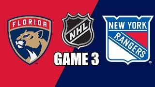 New York Rangers vs Florida Panthers GAME 3 wSuperbman [upl. by Bradford]