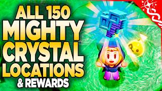 ALL 150 Might Crystal Locations amp Rewards in Zelda Echoes of Wisdom [upl. by Ennylhsa]