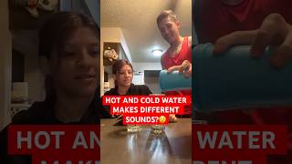 HOT And COLD Water Makes Different Sounds😲 holdendavenport7 [upl. by Nnaesor]