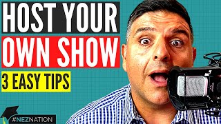 How To Host A Talk Show 3 Tips For Beginners [upl. by Alyad]