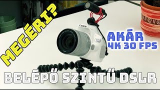 CANON EOS 250D  A quotquotBUDGETquotquot DSLR 😄  VLOG teszt és bemutató [upl. by Sherrod325]