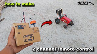 how to make 2 channel remote control at home 😱 remote control viral video [upl. by Artied]