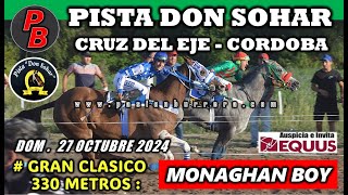 MONAGHAN BOY PISTA DON SOHAR  CRUZ DEL EJE 27102024 [upl. by Enyawad]