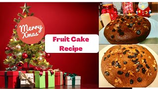 Christmas Fruit Cake Recipe I VLOGMAS DAY 5 2020 I HASHTAG ZINDAGI [upl. by Yemane]