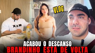 VLOG  ACABOU O DESCANSO BRANDINHO ESTÁ DE VOLTA  RAFAEL BRANDÃO [upl. by Monafo]