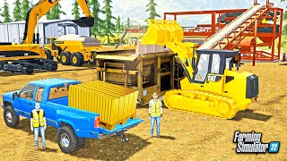 I MADE 4000000 GOLD MINING BUYING BIGGER MINING EQUIPMENT  FS22 [upl. by Yerfdog]