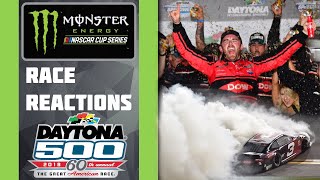 2018 MENCS Daytona 500 Reactions Daytona500 DaytonaDay [upl. by Lohner]