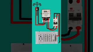 1 Socket 2Pin 2 Socket 1 Switch wiring ⚡💡🪛🛠️Like ❣️ Comment 📋 Share 📤 [upl. by Airod]