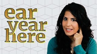 How to say EAR YEAR and HERE  American English Pronunciation [upl. by Lonier101]