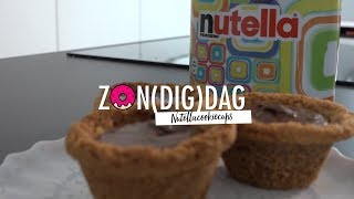 Zondigdag Nutellacookiecups [upl. by Eirrac]