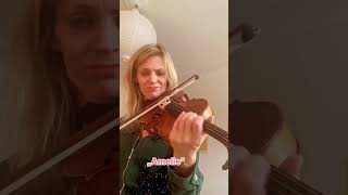 Amelie  Soundtrack on the violin [upl. by Anawd483]