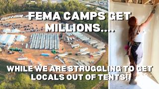 Is this how disaster relief should work FEMA Camps Get Millions NC Residents Struggle to Survive [upl. by Kwok]