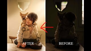 How to fix underexposed image in less than 1 minute  Adobe Photoshop  Lightroom  Photography [upl. by Tansy]