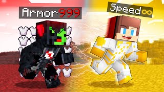 GodSpeed Hunter VS Black FLASH Speedruner  JJ and Mikey in Minecraft Maizen [upl. by Chapa784]