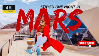 LIFE IN MARS WADI RUMJORDAN VALLEY OF MOON BUBBLE TENT STAYFAMILY TRAVEL VIDEO4K HDJAN 2024 [upl. by Stanly]