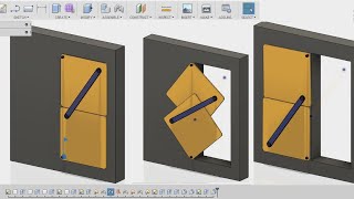 Fusion 360 beginners tutorial  Torggler door concept [upl. by Assehc924]