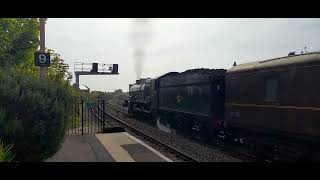 7029 clun castle leaves leamington spa [upl. by Yendahc]