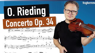 Rieding Concerto in G Major Op 34 1 Movement Violin Sheet Music Piano Accompaniment [upl. by Ayat]