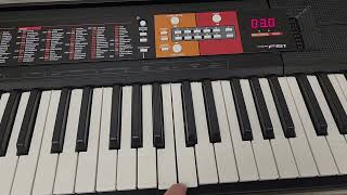 Yamaha PSRF51 61 Key Electronic Keyboard [upl. by Aihsela]