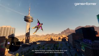 Watch The Saints Row Reboots Wingsuit In Action  Exclusive Gameplay [upl. by Shanahan]