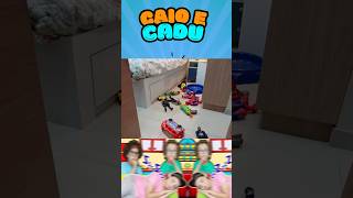 CADU E CAIO AJUDAM A MAMÃE shortsvideo criancada shortsvideoviral [upl. by Eak599]